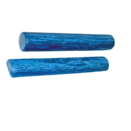 Cando International CanDo CanDo-30-2200 6 x 36 in. EVA Foam Extra Firm Round Roller - Blue CanDo-30-2200